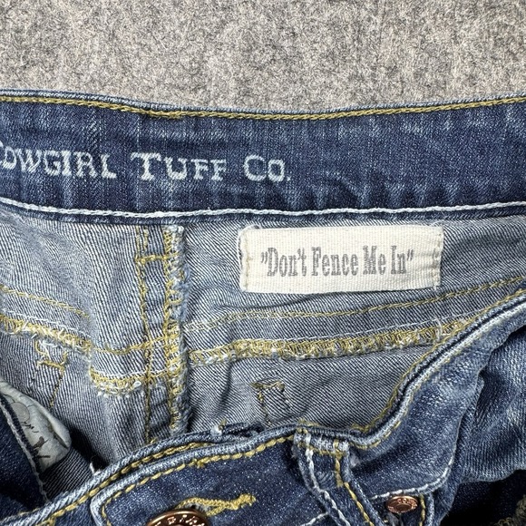 Cowgirl Tuff Blue Boot Cut Jeans - Picture 8 of 12
